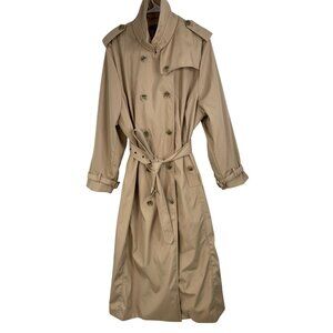 Jessica London Beige Double-Breast Trench Coat Plus Size 24 Womens  RO10238 EUC